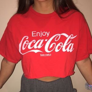 Coca Cola cropped t-shirt